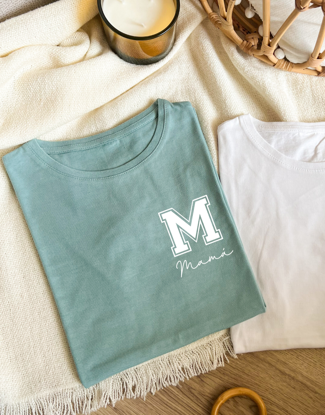 CAMISETA MAMÁ INICIAL