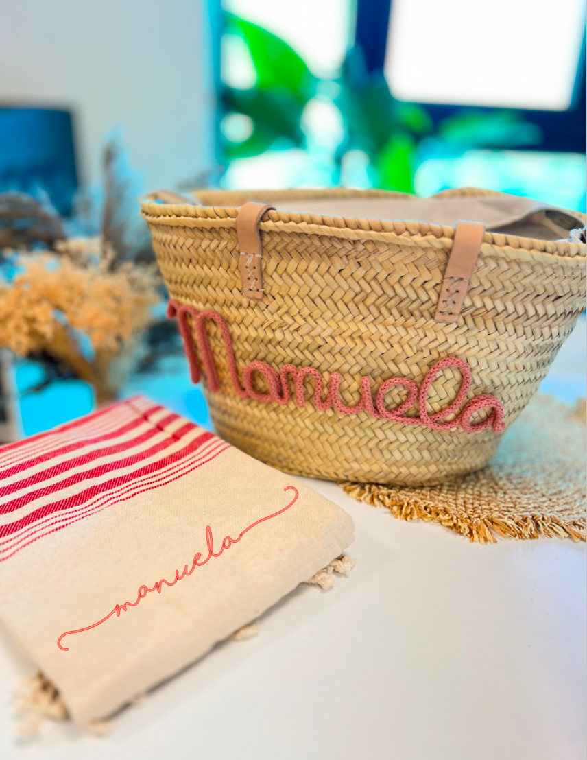 PACK CAPAZO PERSONALIZADO NOMBRE + TOALLA