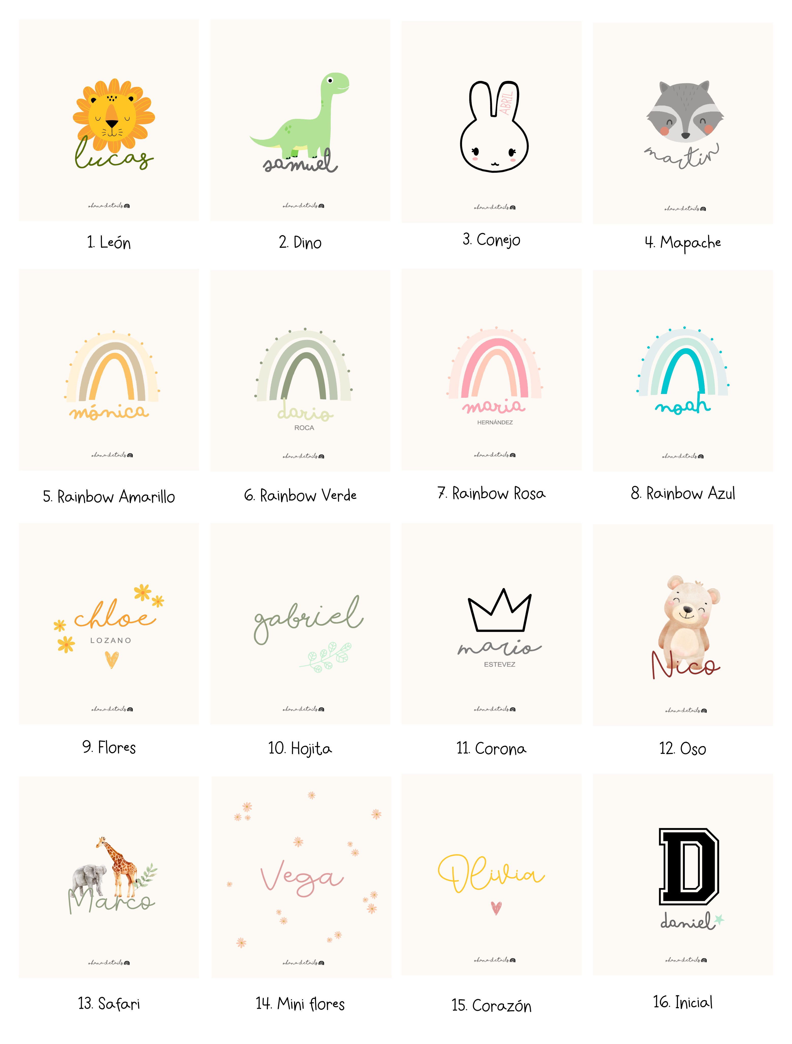 PACK VUELTA AL COLE PERSONALIZADO - Ohana Details