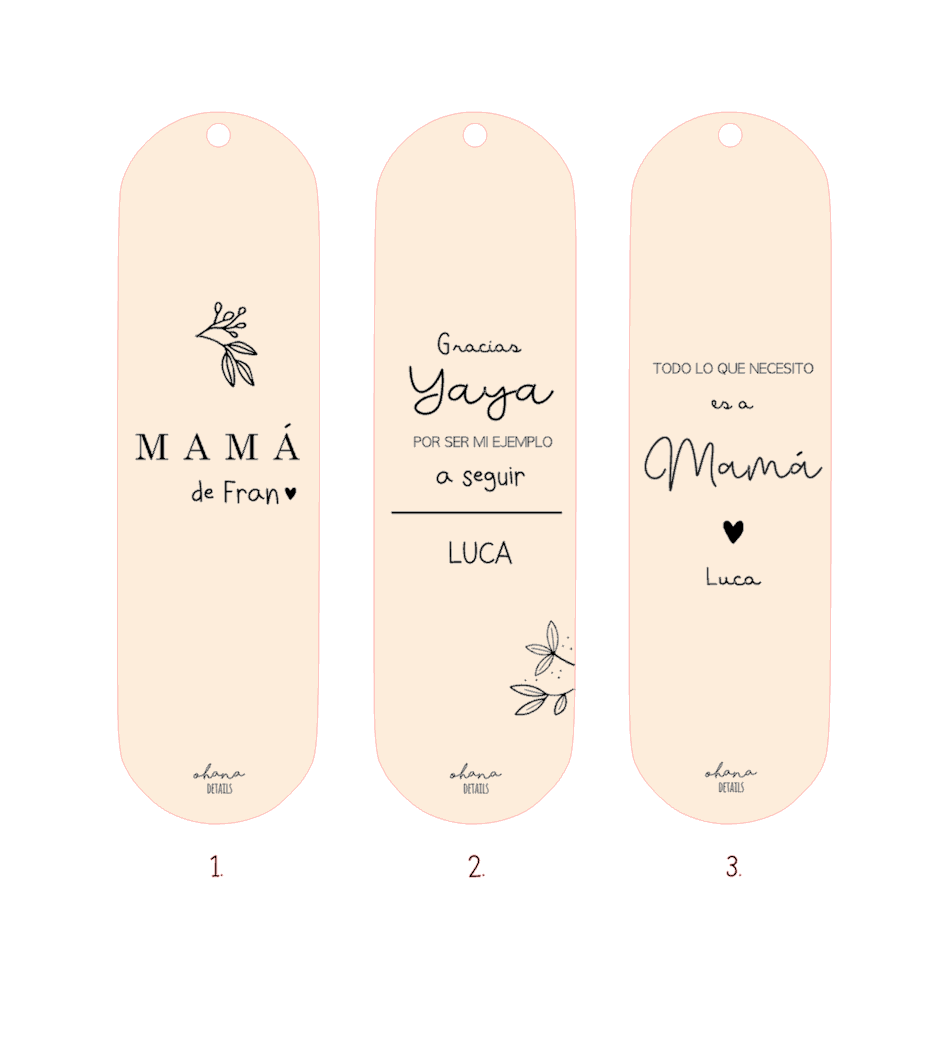 MARCA PÁGINAS MAMÁ