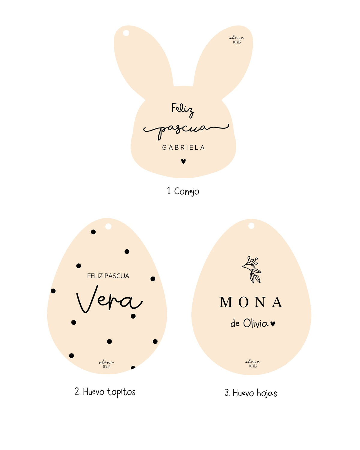 Guía de diseños de placas para el capazo de Pascua