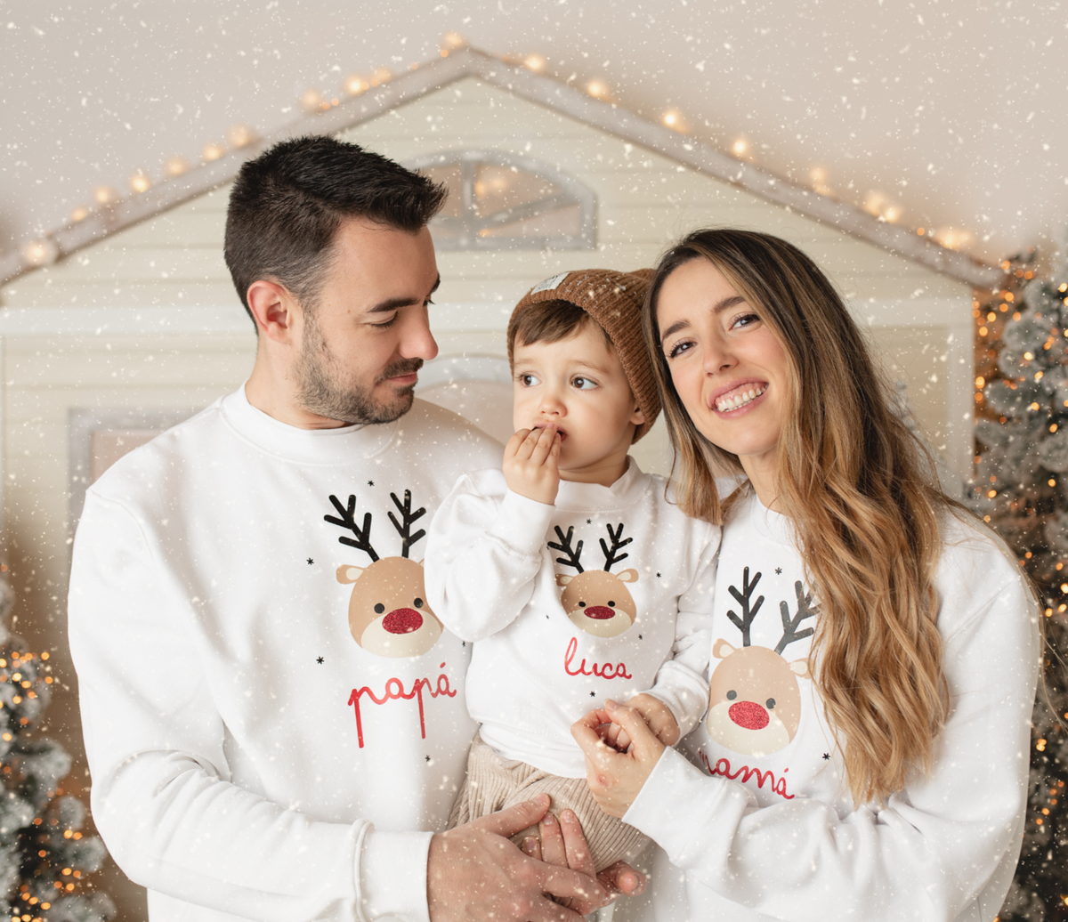 SUDADERA NAVIDAD RENO