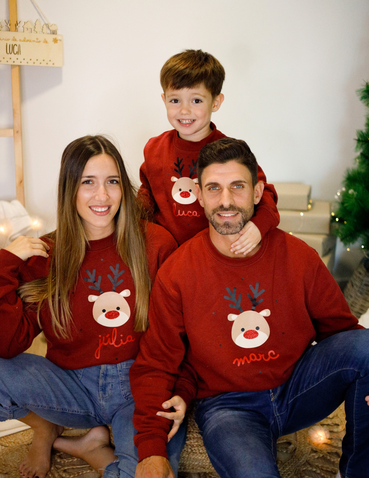SUDADERA NAVIDAD RENO