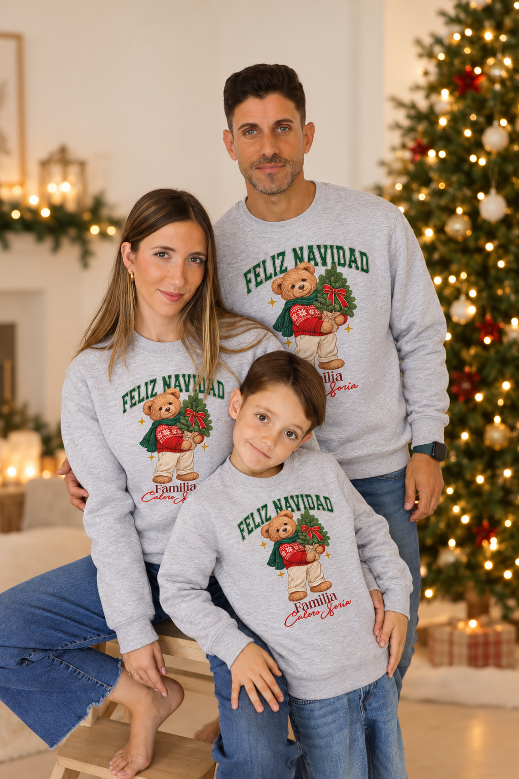 Sudadera Navidad Oso - Ohana Details
