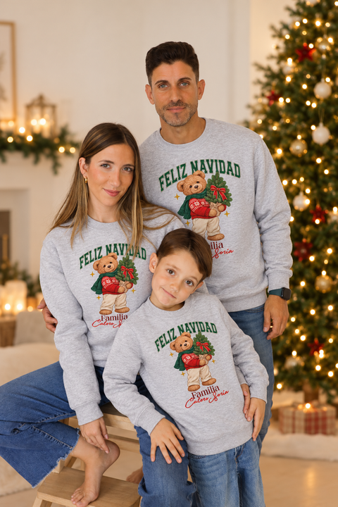 Sudadera Navidad Oso - Ohana Details