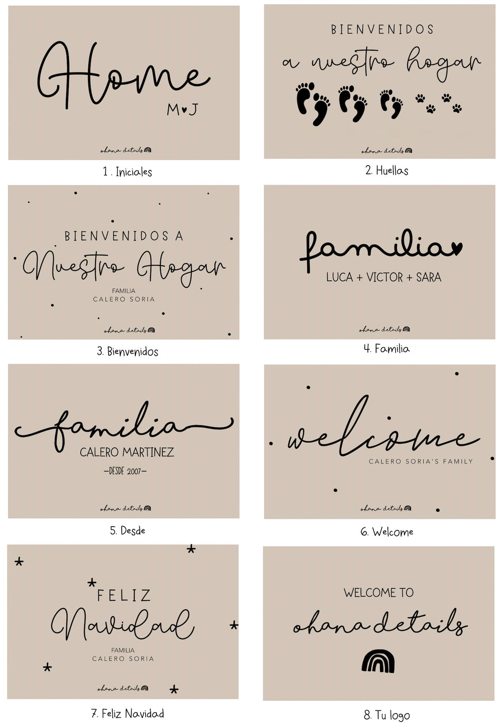 FELPUDO PERSONALIZADO