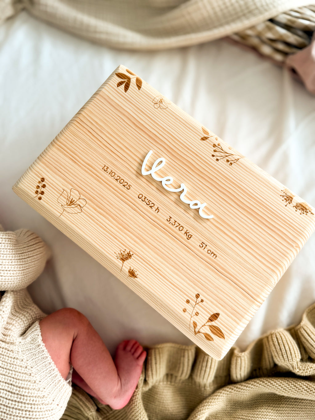 CAJA NACIMIENTO FLOWER