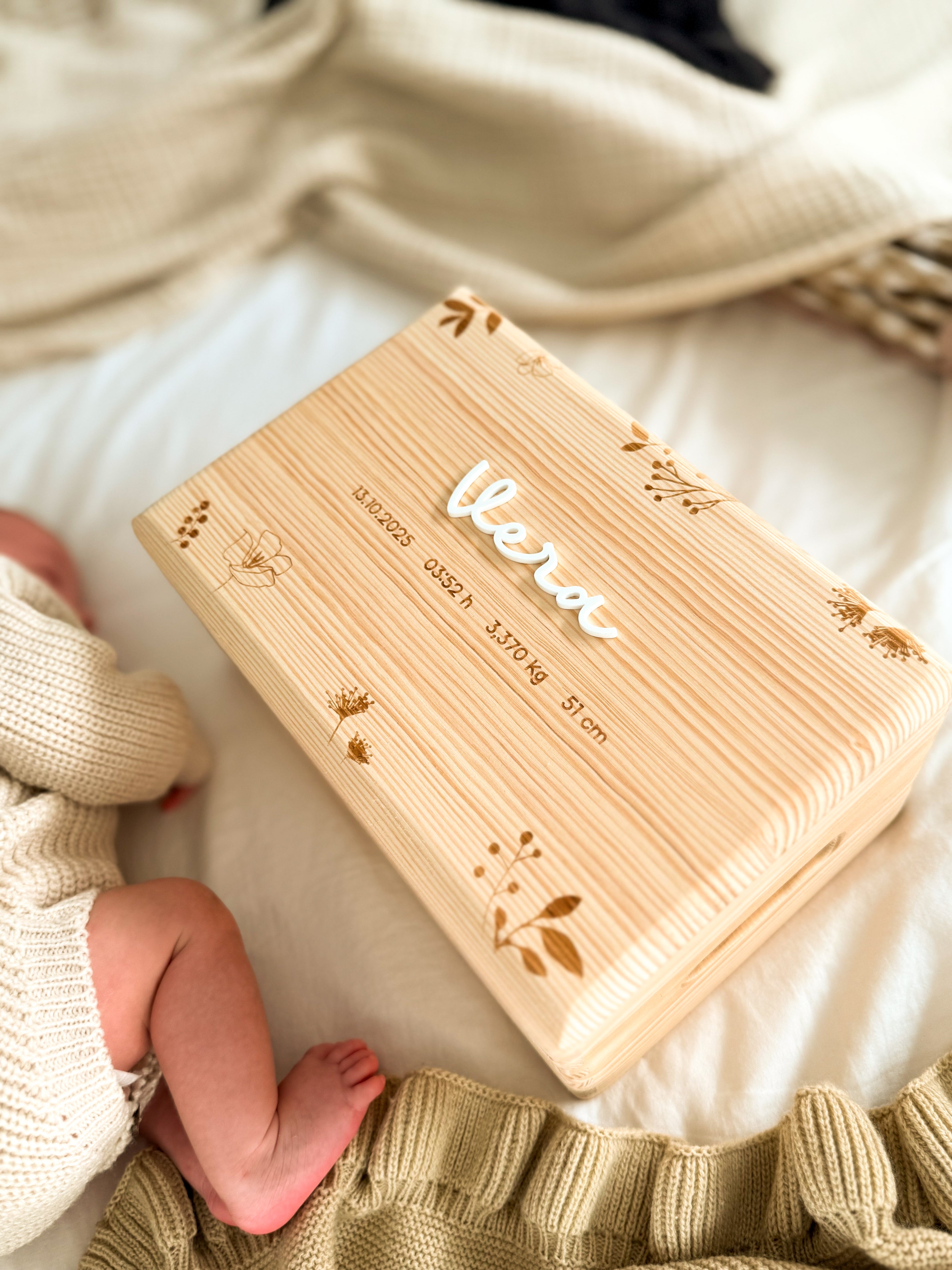 CAJA NACIMIENTO FLOWER