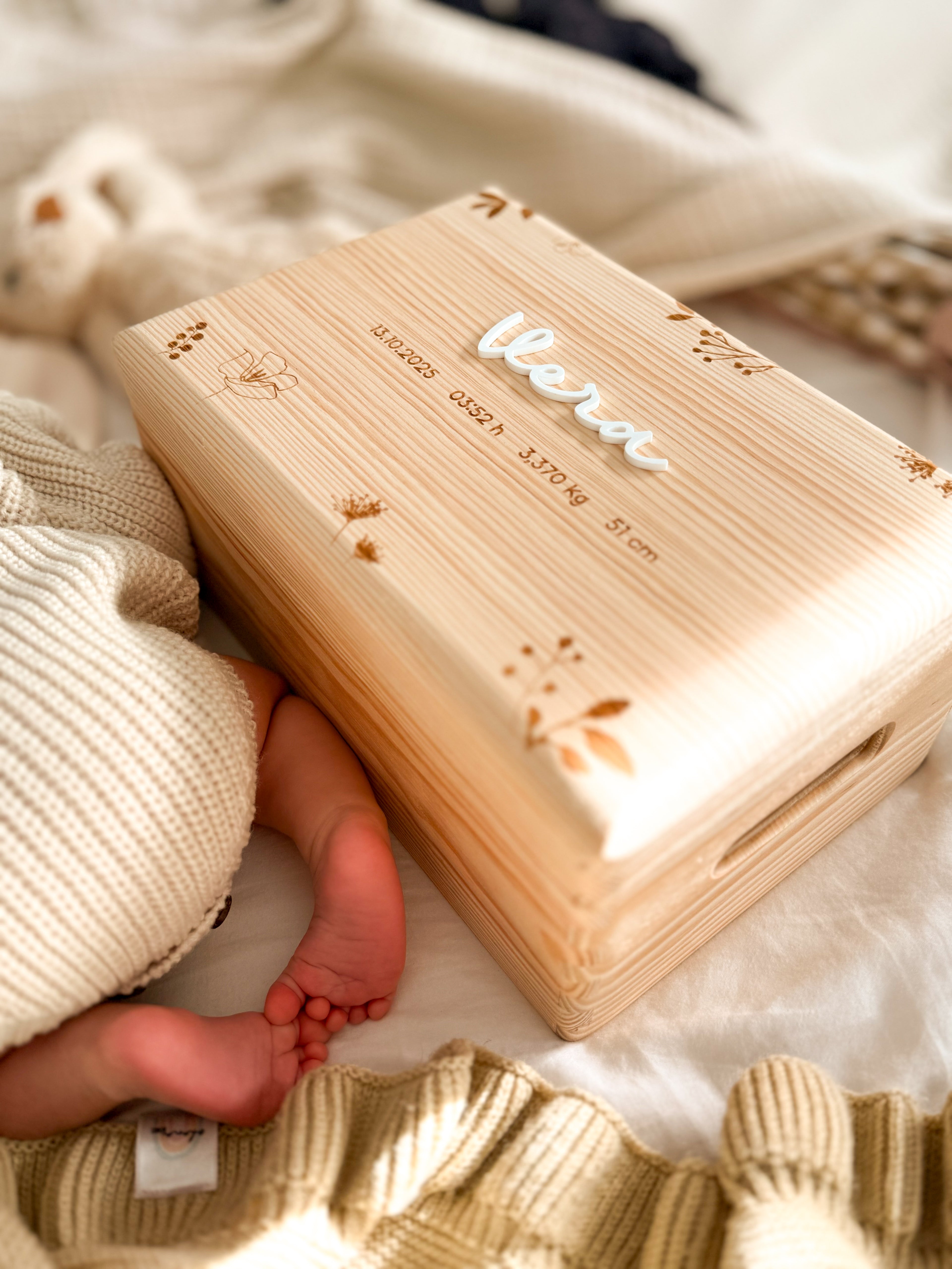 CAJA NACIMIENTO FLOWER