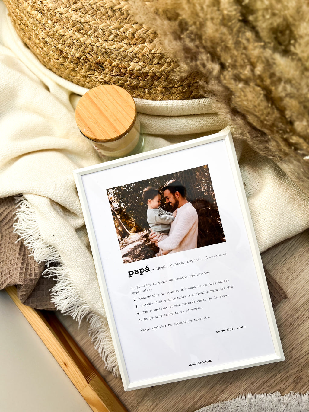 LÁMINA FOTO PAPÁ