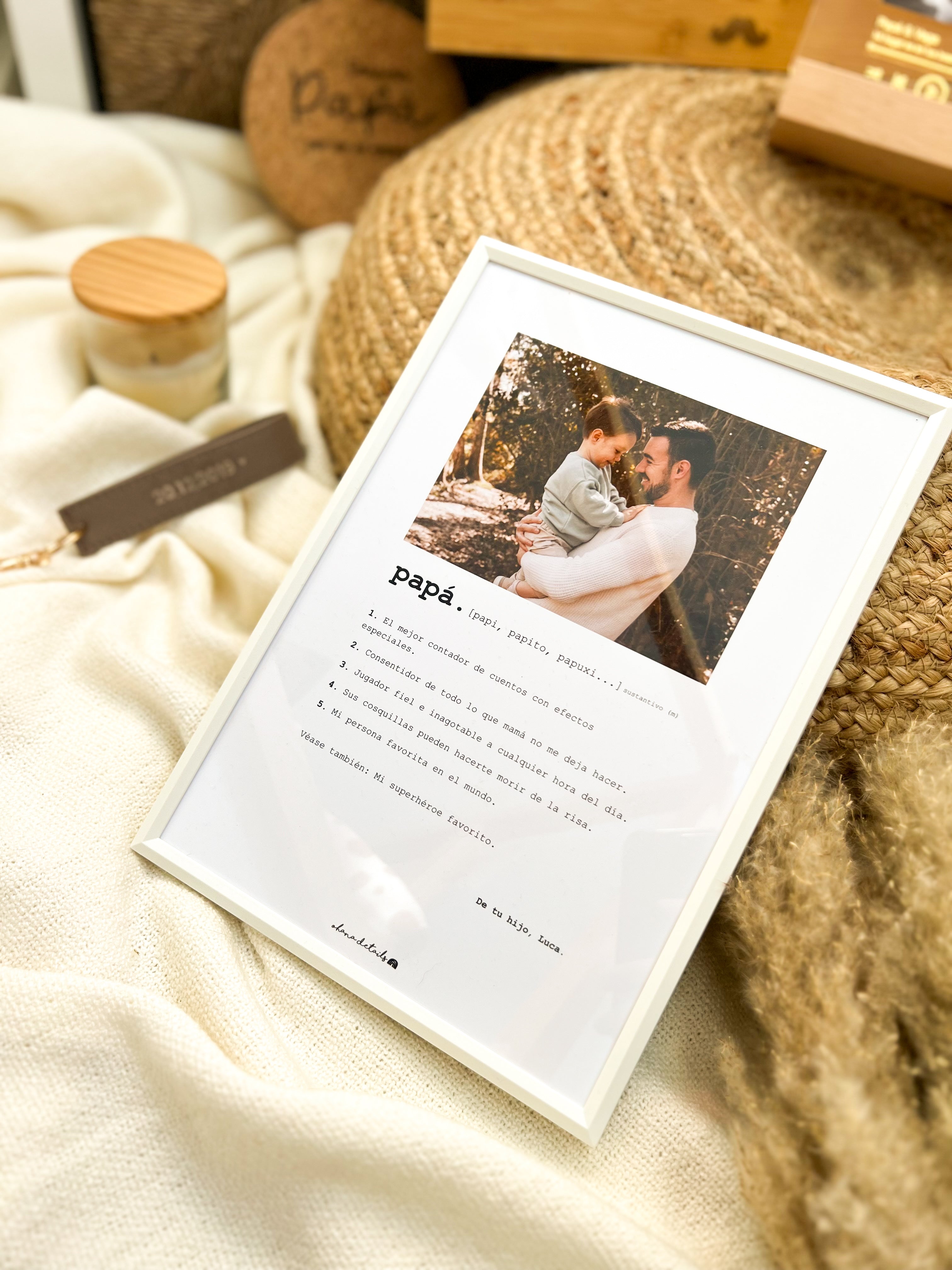 LÁMINA FOTO PAPÁ