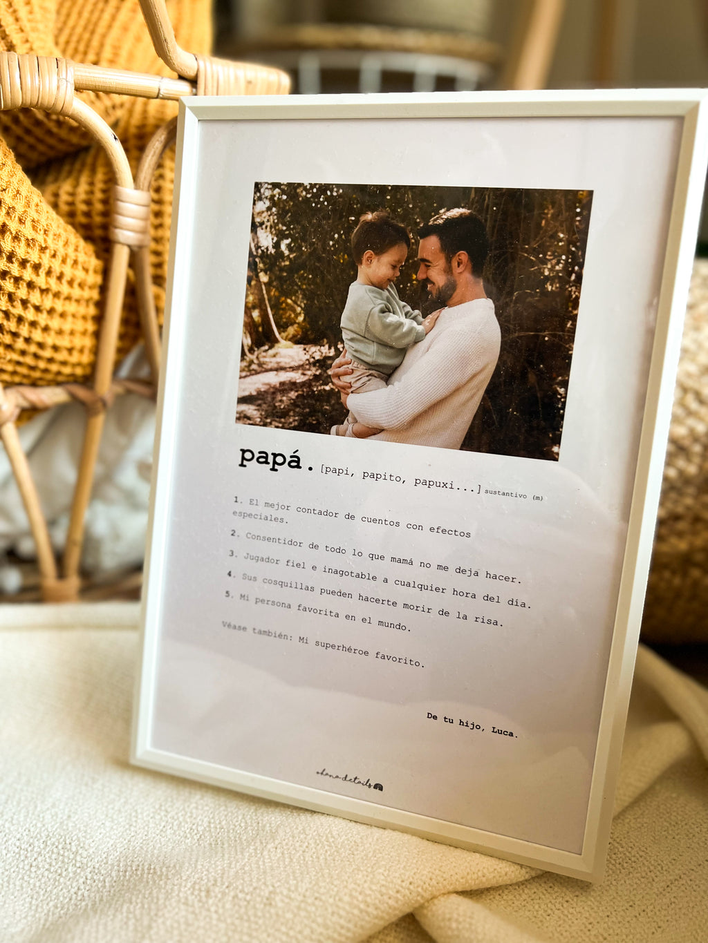 LÁMINA FOTO PAPÁ