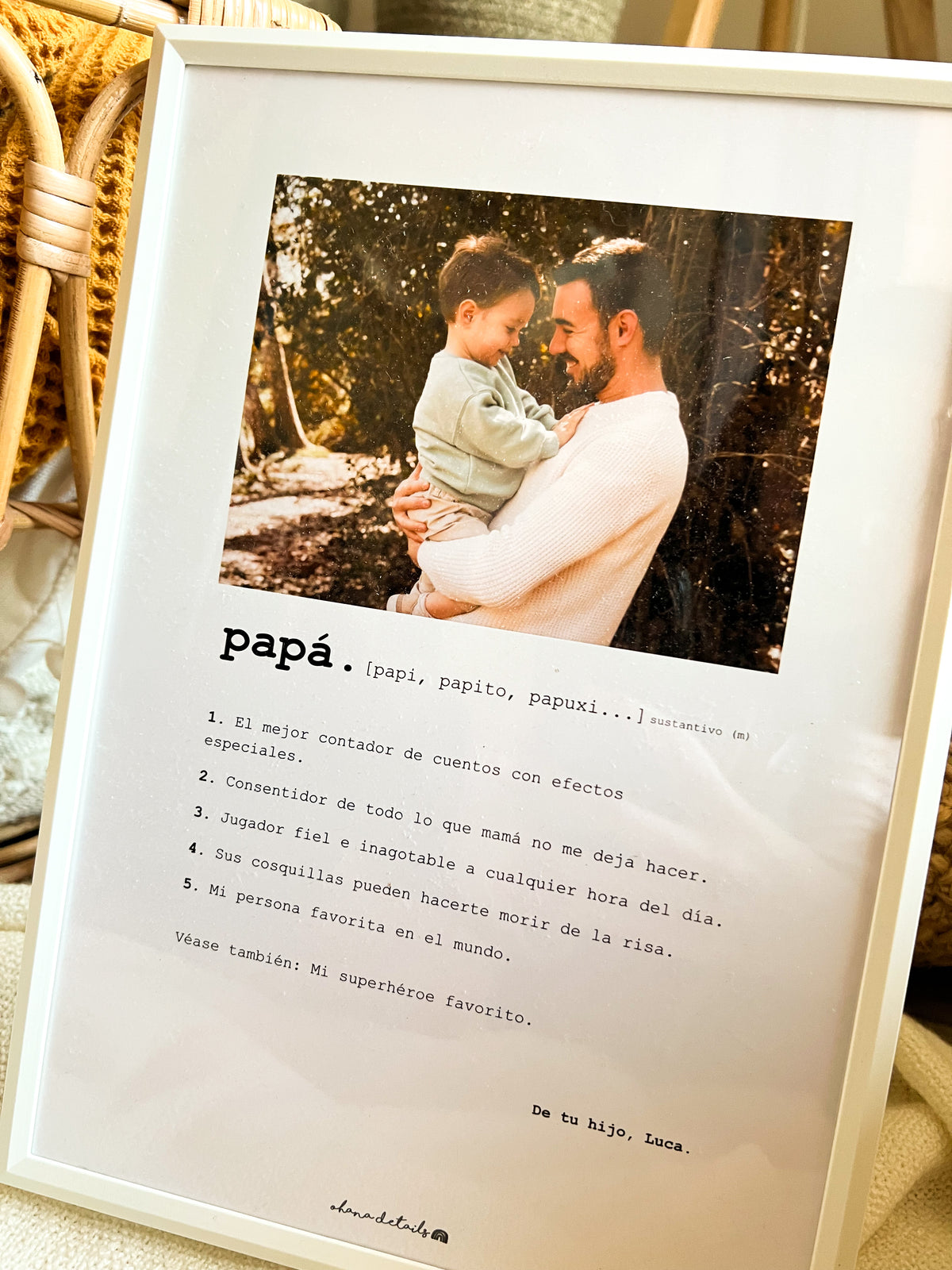 LÁMINA FOTO PAPÁ
