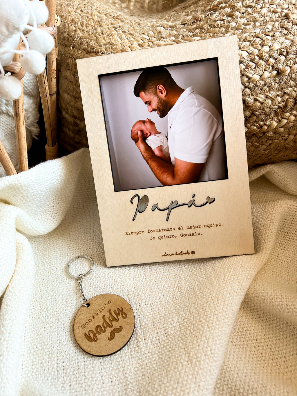 PACK MARCO FOTOS PAPÁ + LLAVERO