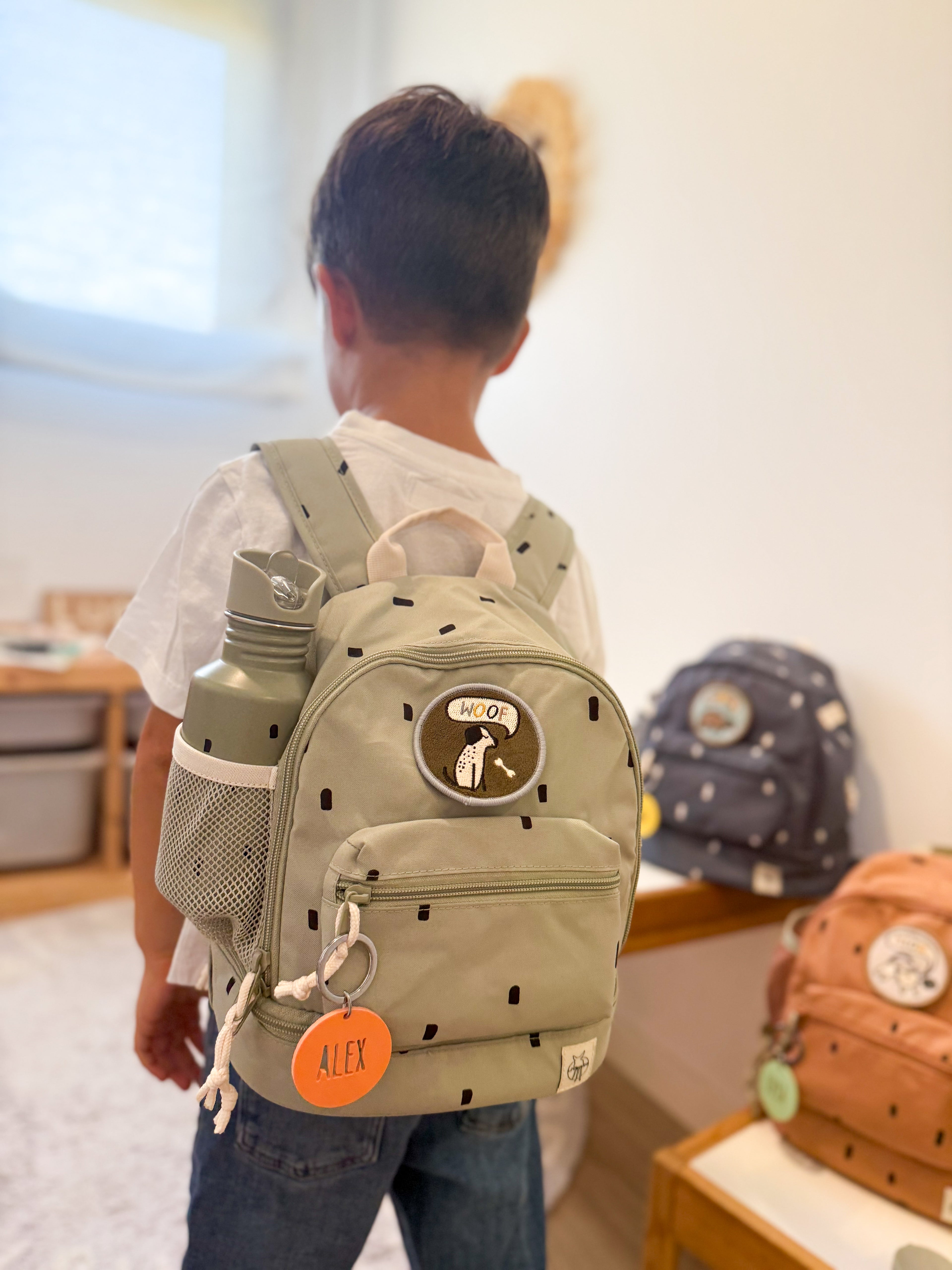 BOTELLA ACERO VERDE TOPITOS