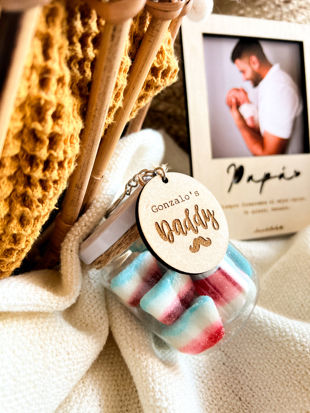 TARRO GOMINOLAS / LLAVERO PAPÁ