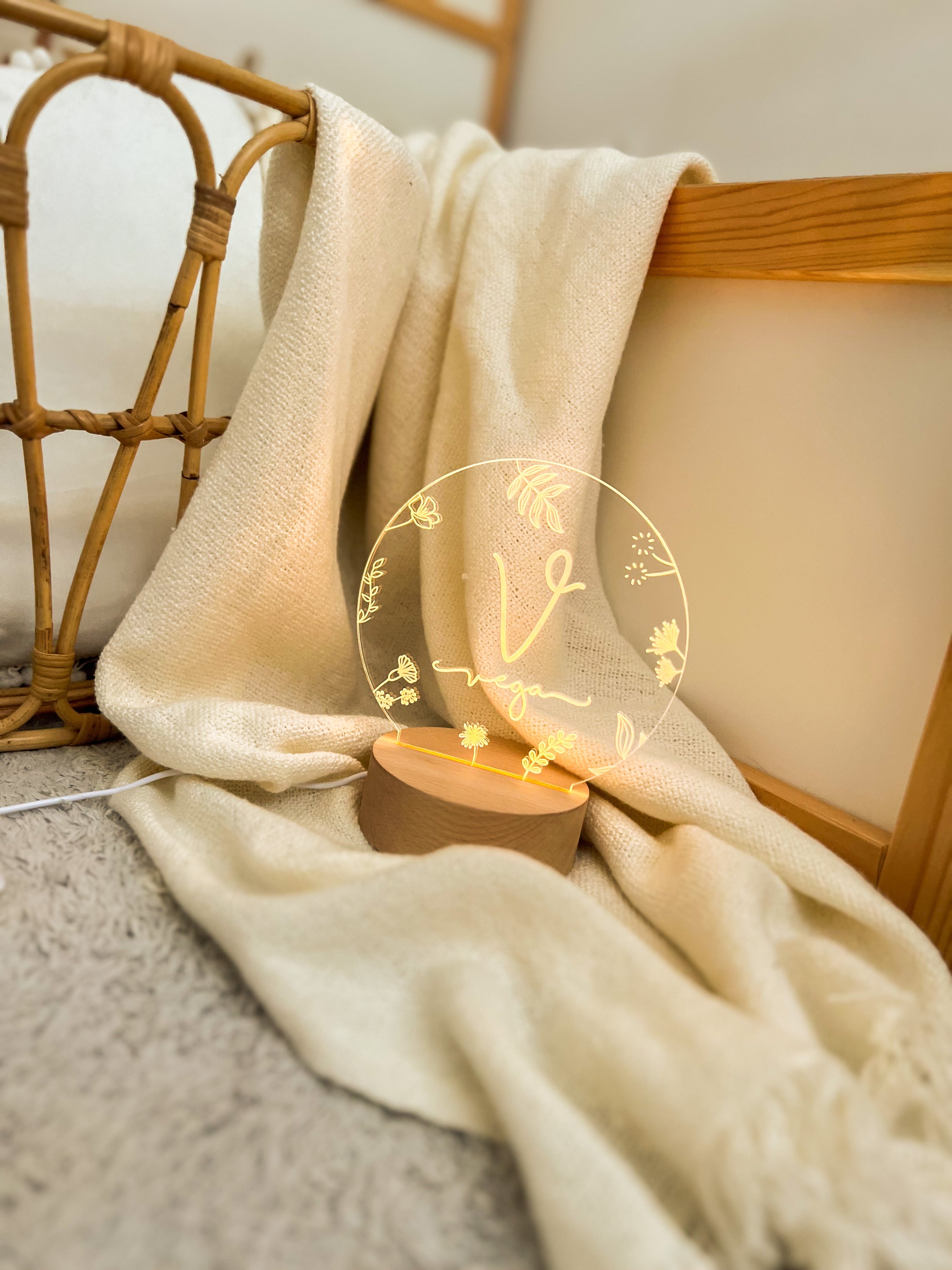 LÁMPARA PERSONALIZADA FLORES