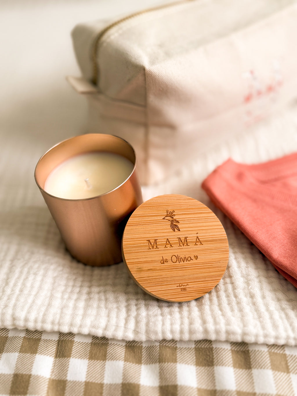 VELA PARA MAMÁ MADERA