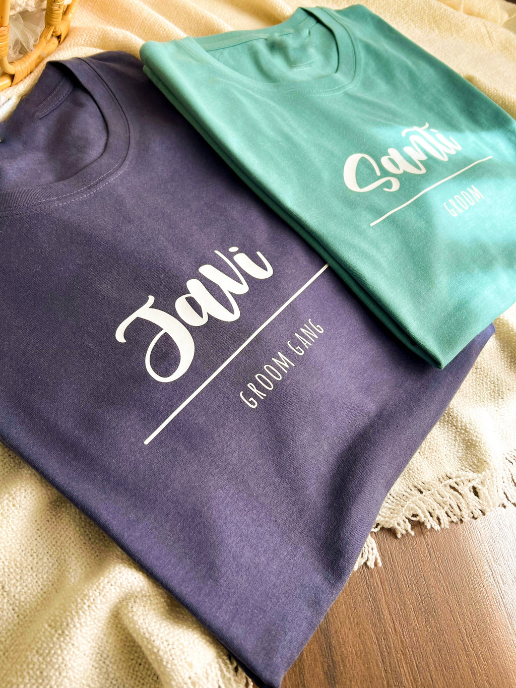 CAMISETA DESPEDIDA SOLTERO NOMBRE