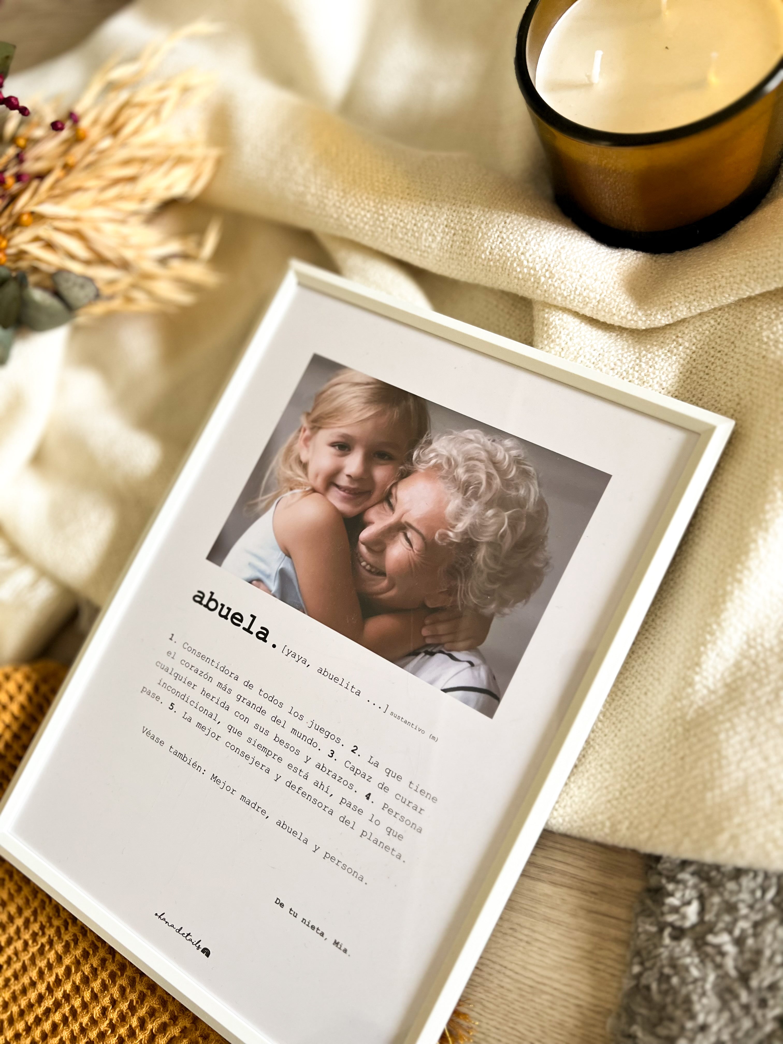 LÁMINA FOTO MAMÁ/ABUELA