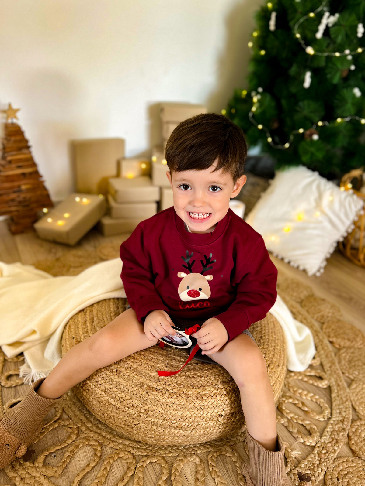 SUDADERA NAVIDAD RENO