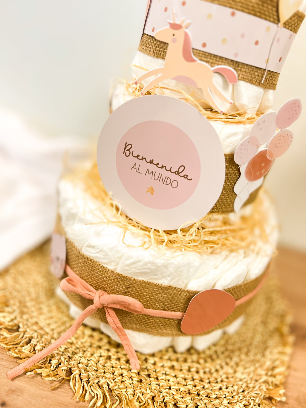 TARTA PAÑALES GRANDE BALLOON