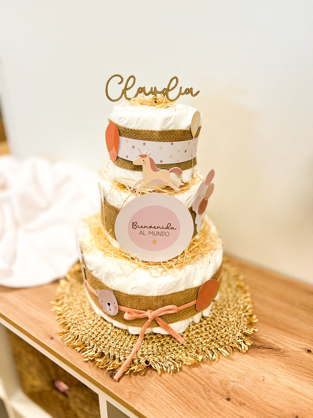 TARTA PAÑALES GRANDE BALLOON