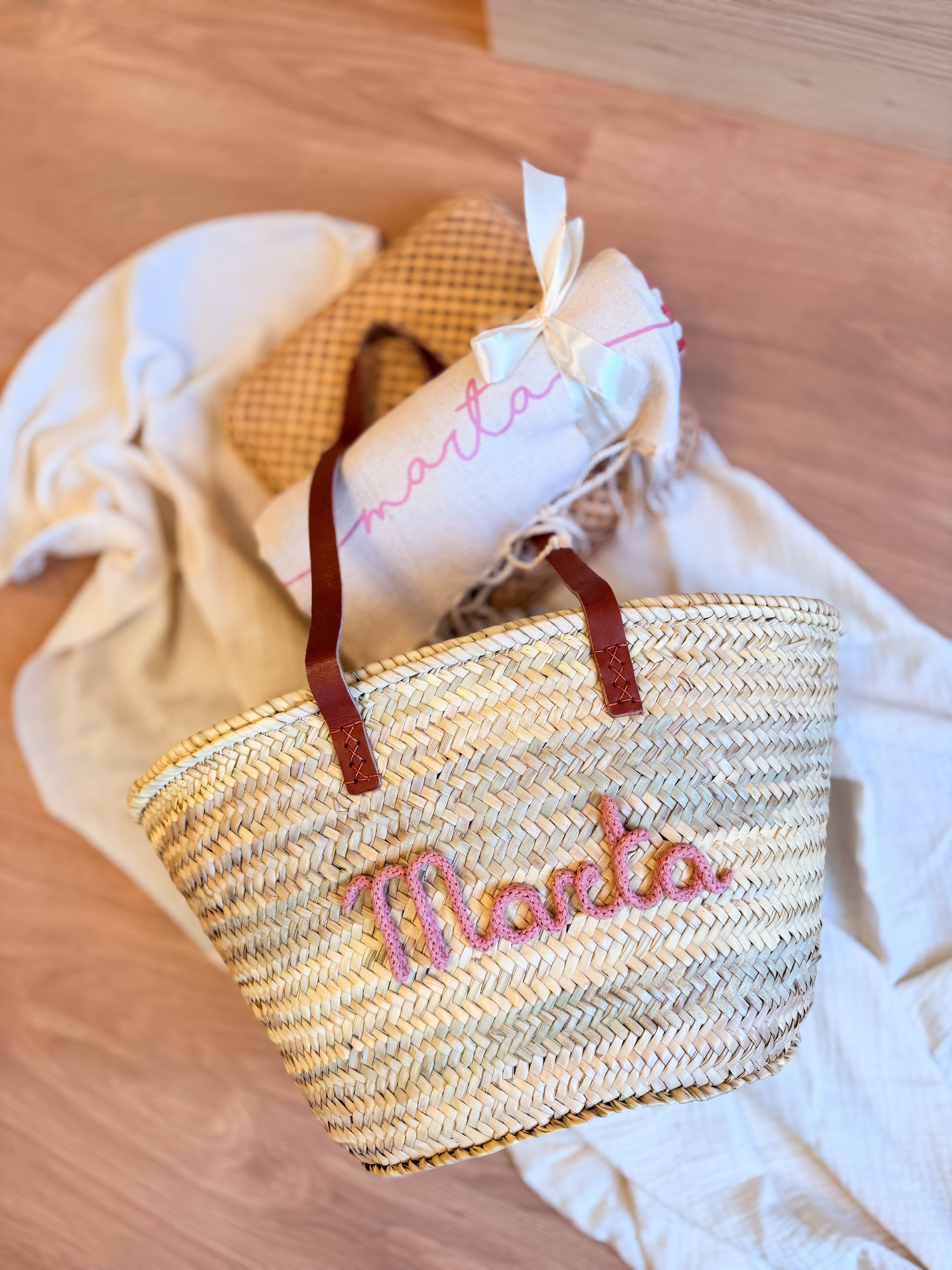 PACK CAPAZO PERSONALIZADO NOMBRE + TOALLA