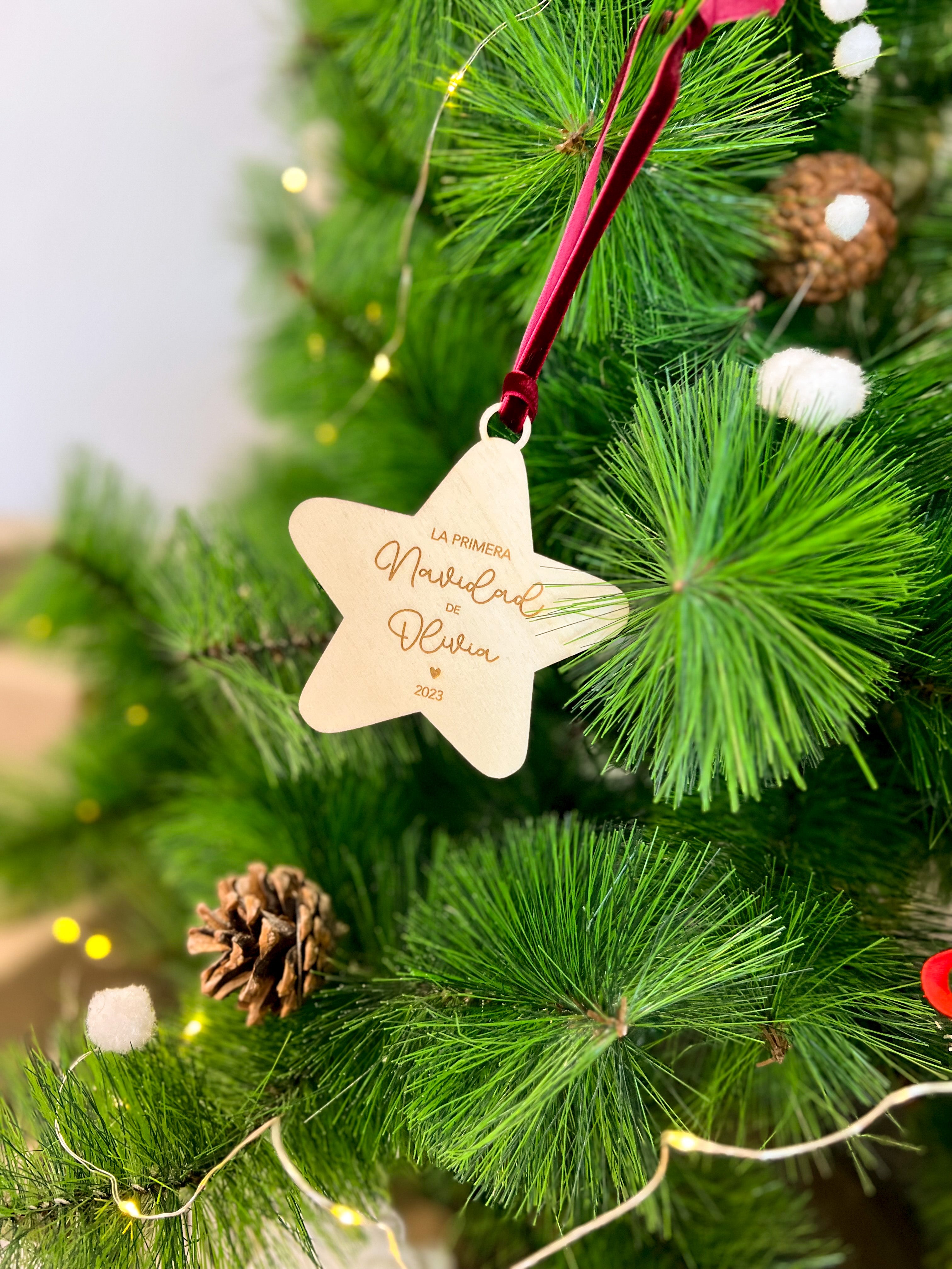 ADORNO ESTRELLA LA PRIMERA NAVIDAD