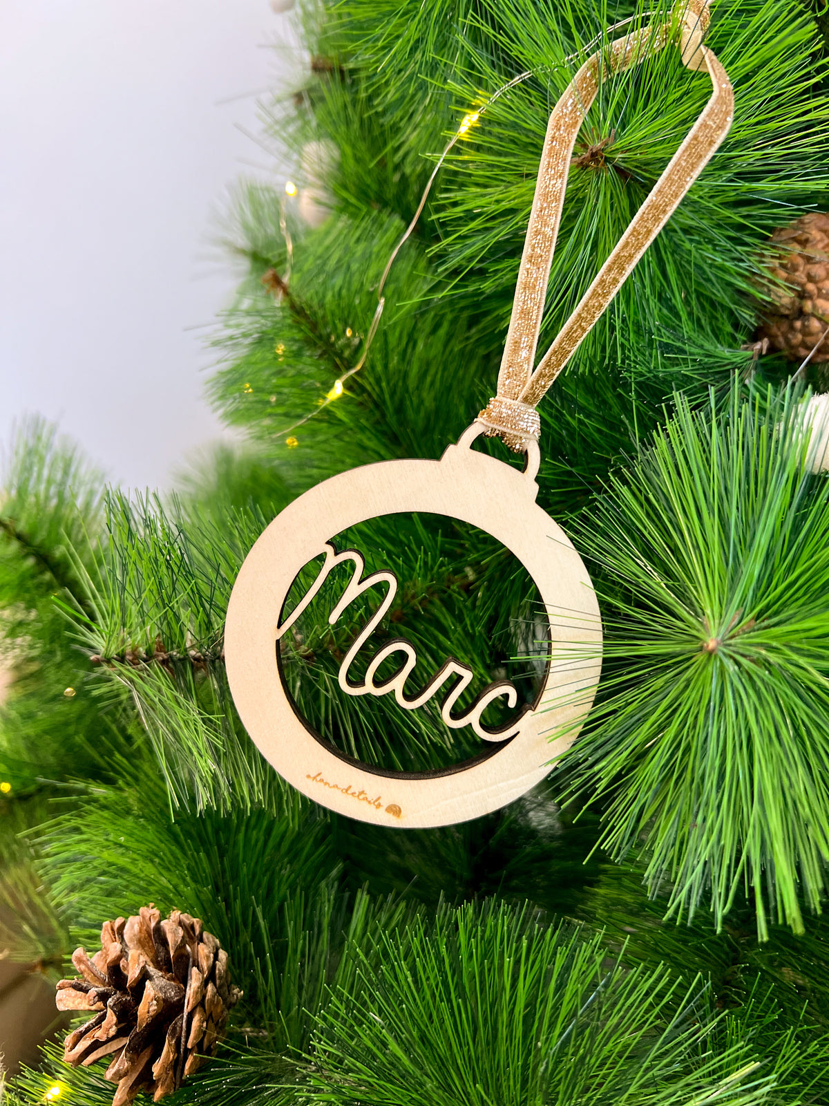 BOLA NAVIDAD NOMBRE