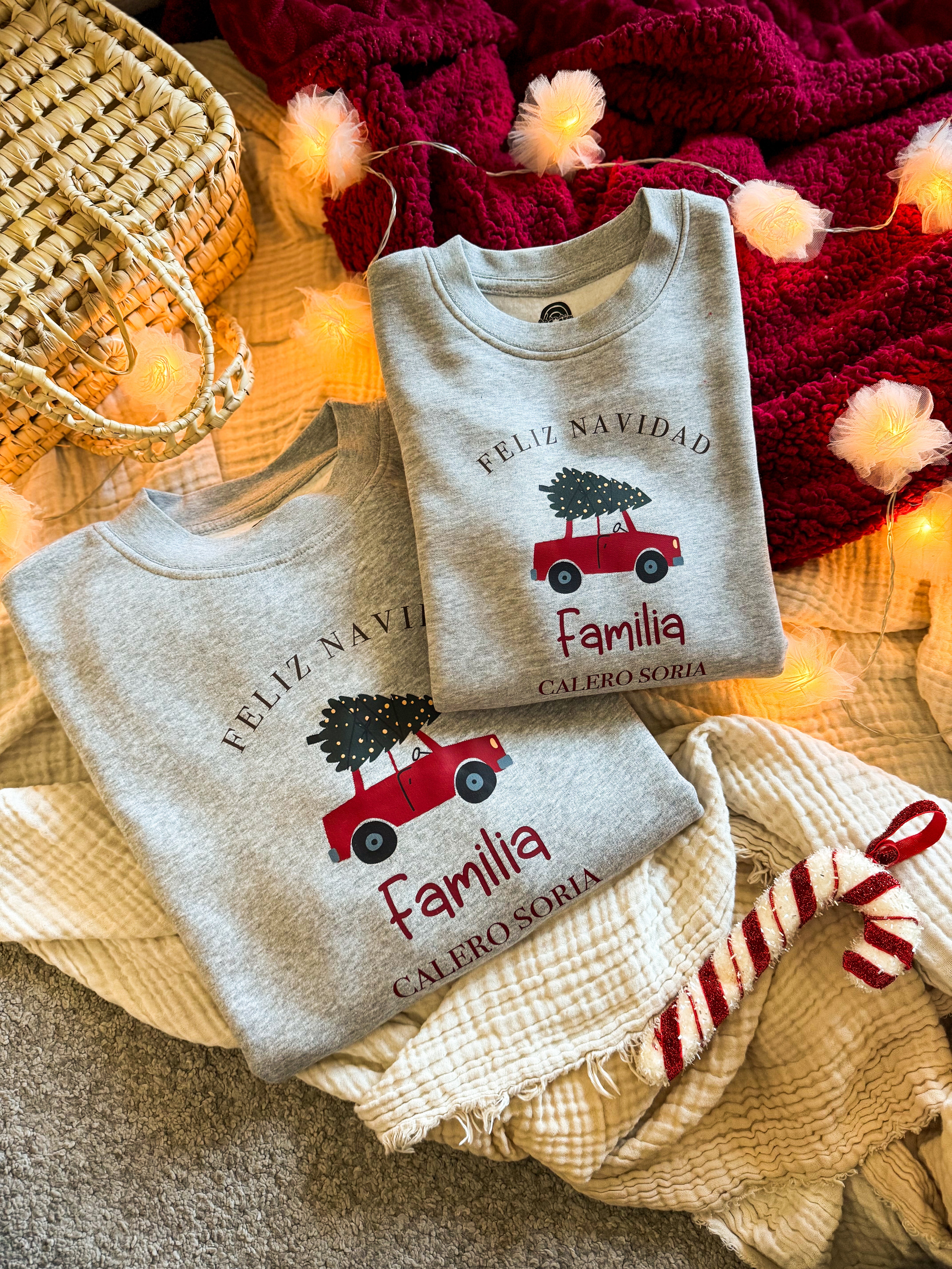 SUDADERA NAVIDAD COCHE