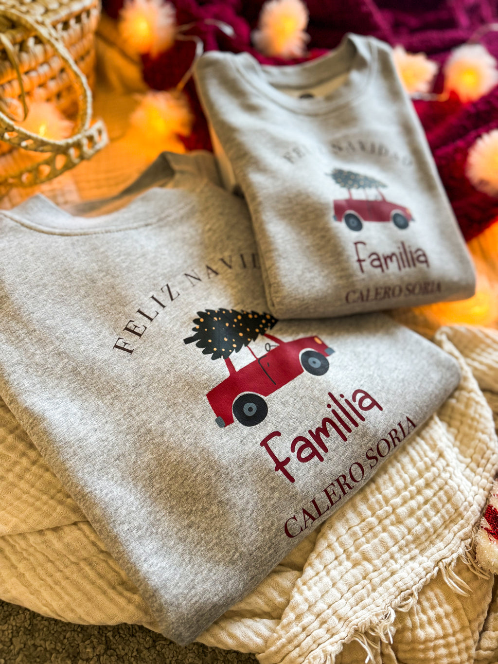 SUDADERA NAVIDAD COCHE