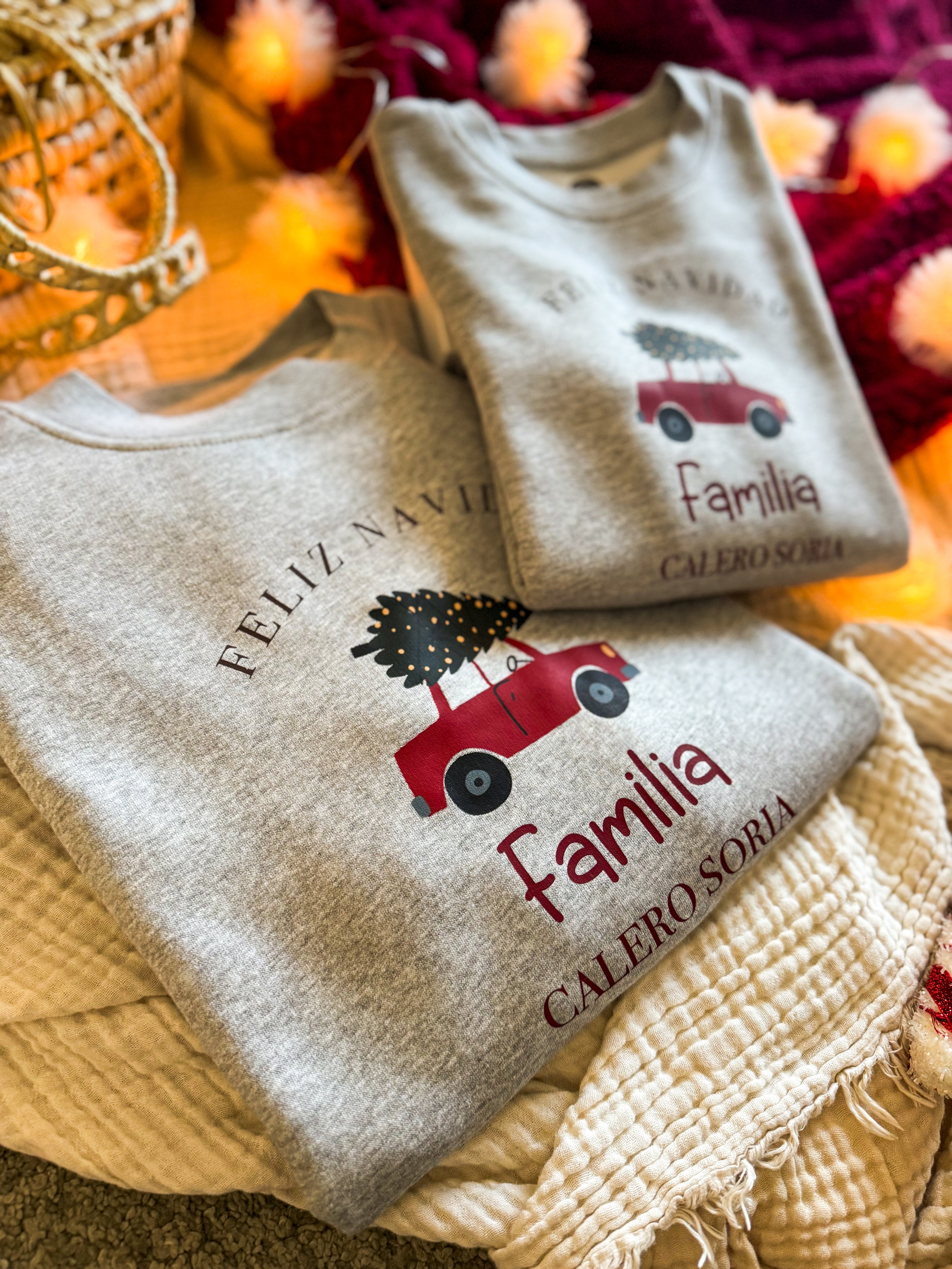 SUDADERA NAVIDAD COCHE