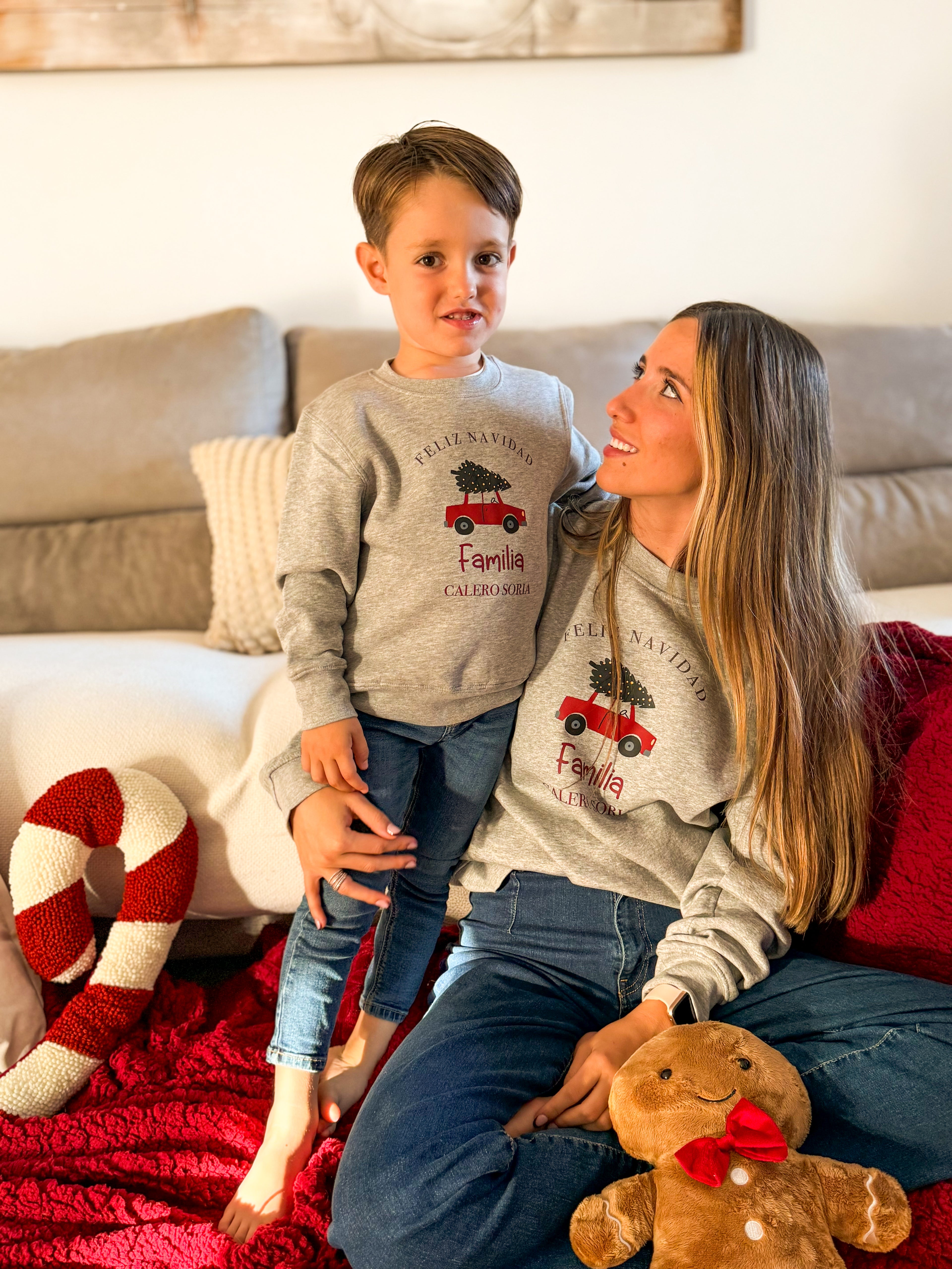 SUDADERA NAVIDAD COCHE