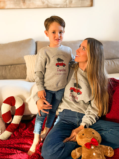 SUDADERA NAVIDAD COCHE