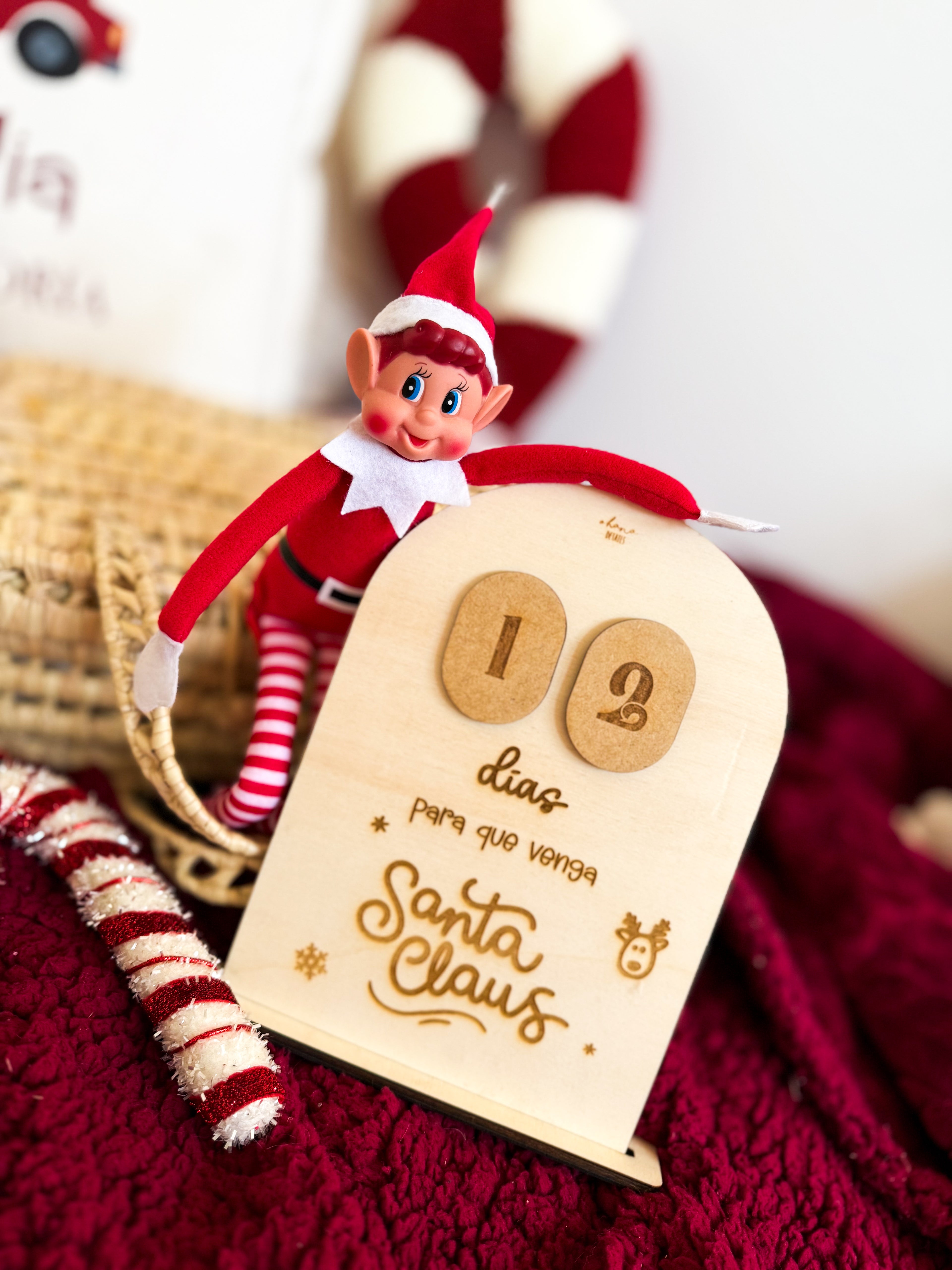 CALENDARIO ADVIENTO + ELFO NAVIDAD