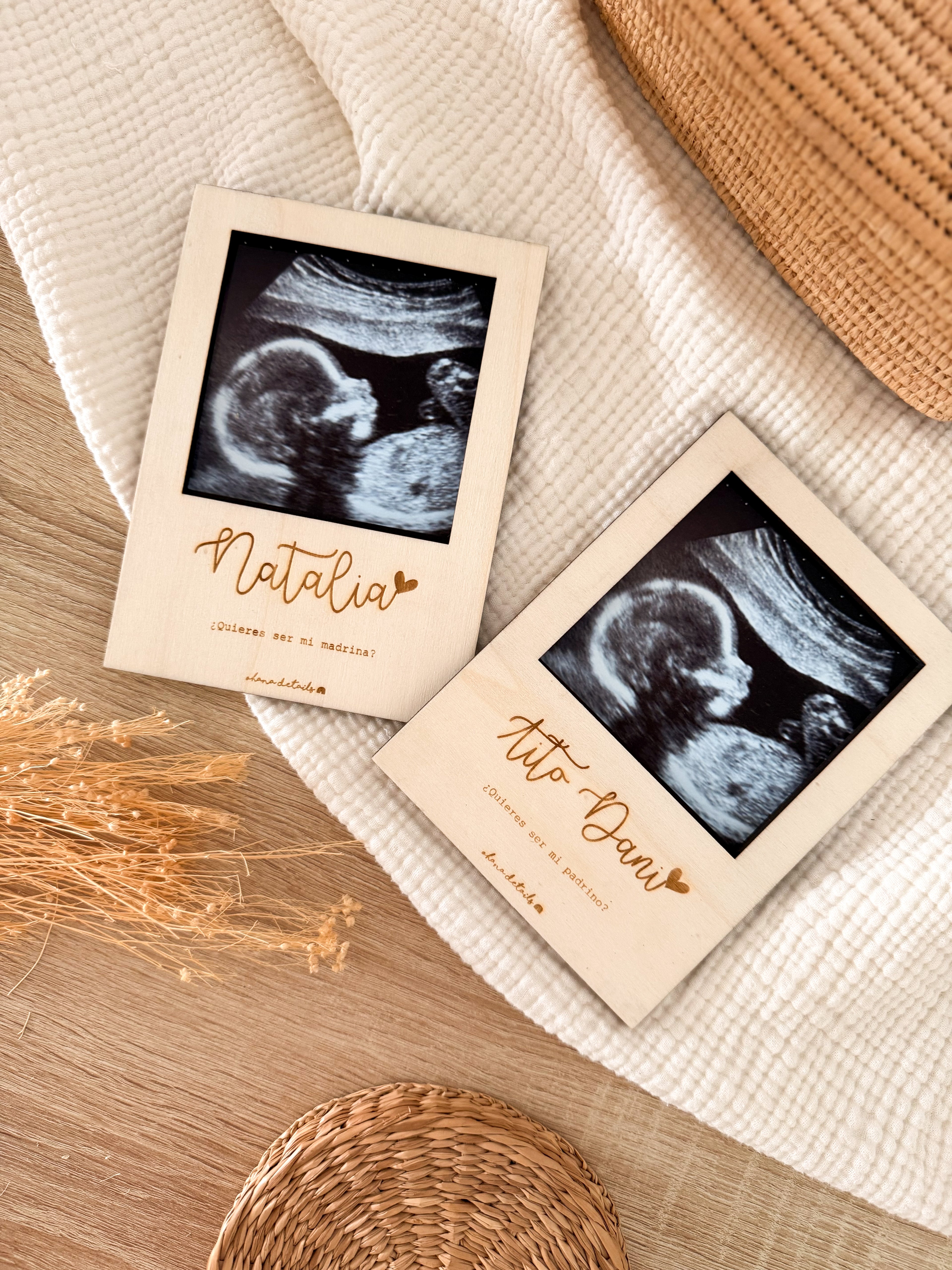 MARCO FOTOS PADRINO/MADRINA - Ohana Details