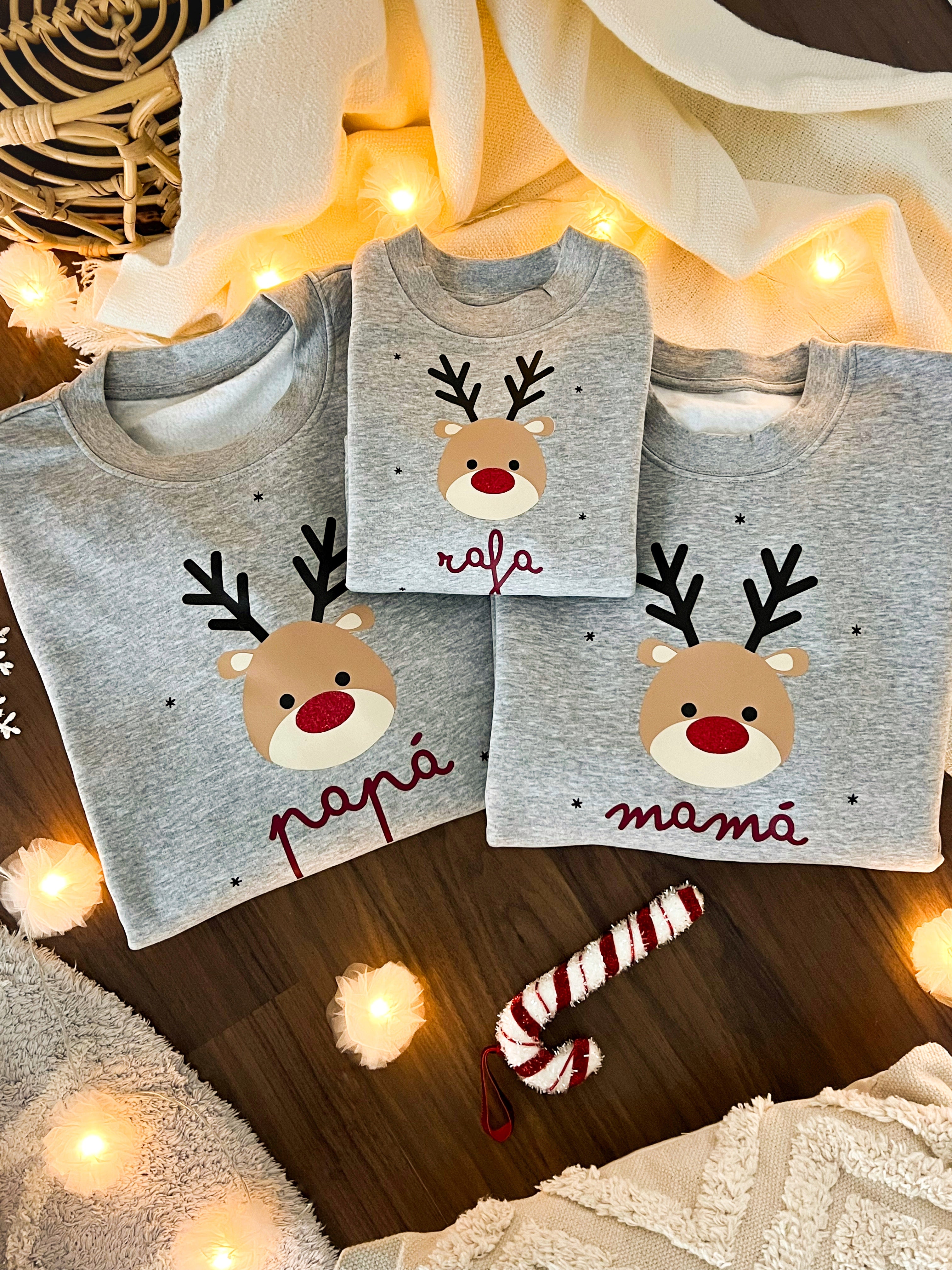 SUDADERA NAVIDAD RENO