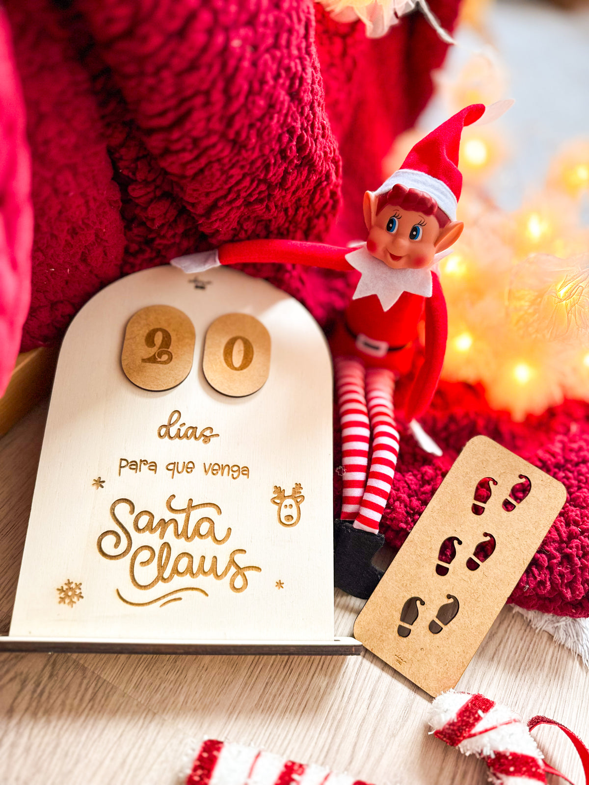 CALENDARIO ADVIENTO + ELFO NAVIDAD