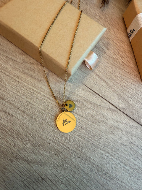 COLLAR PERSONALIZADO ACERO INOXIDABLE - Ohana Details