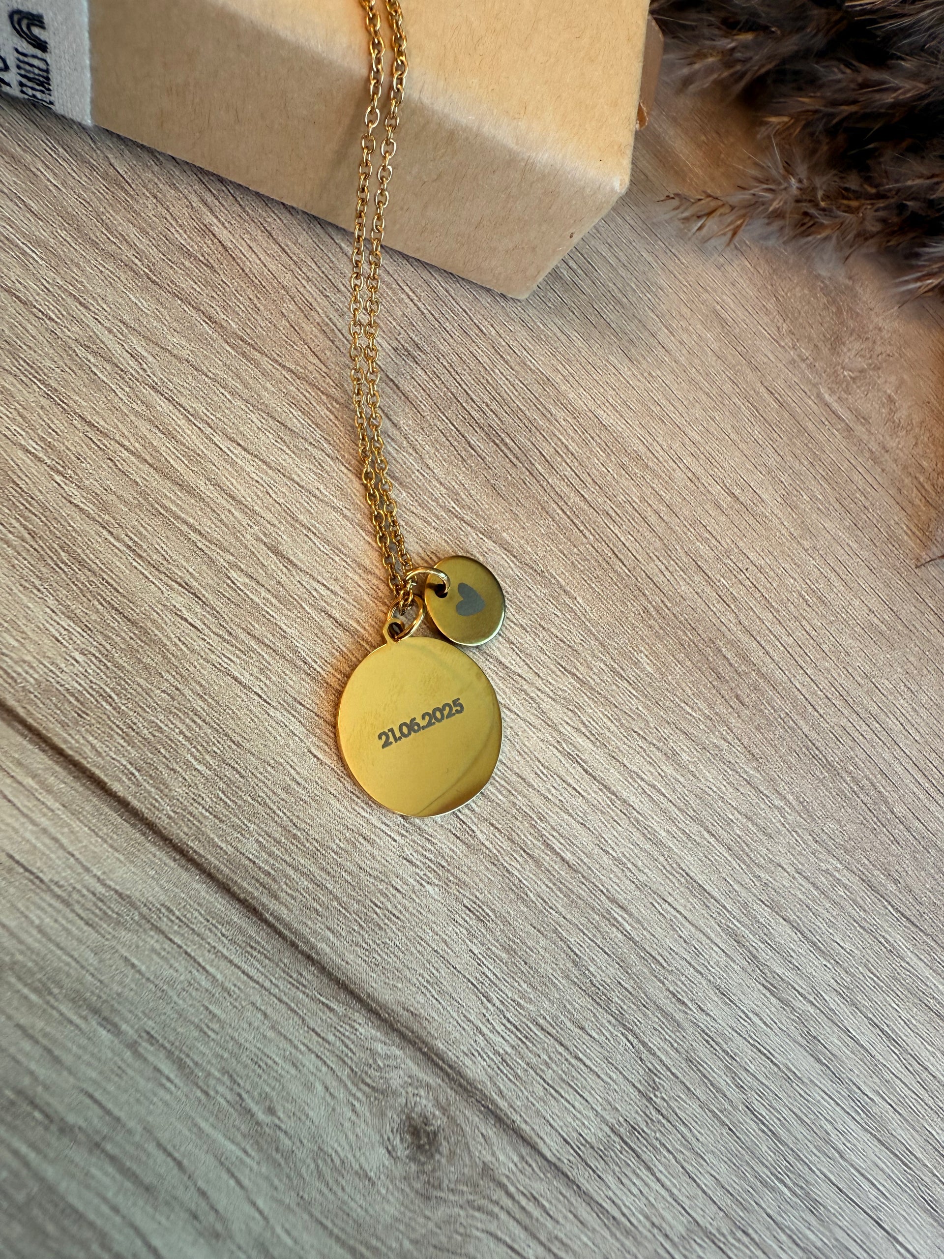 COLLAR PERSONALIZADO ACERO INOXIDABLE - Ohana Details