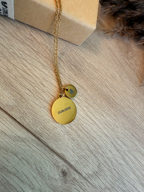 COLLAR PERSONALIZADO ACERO INOXIDABLE - Ohana Details