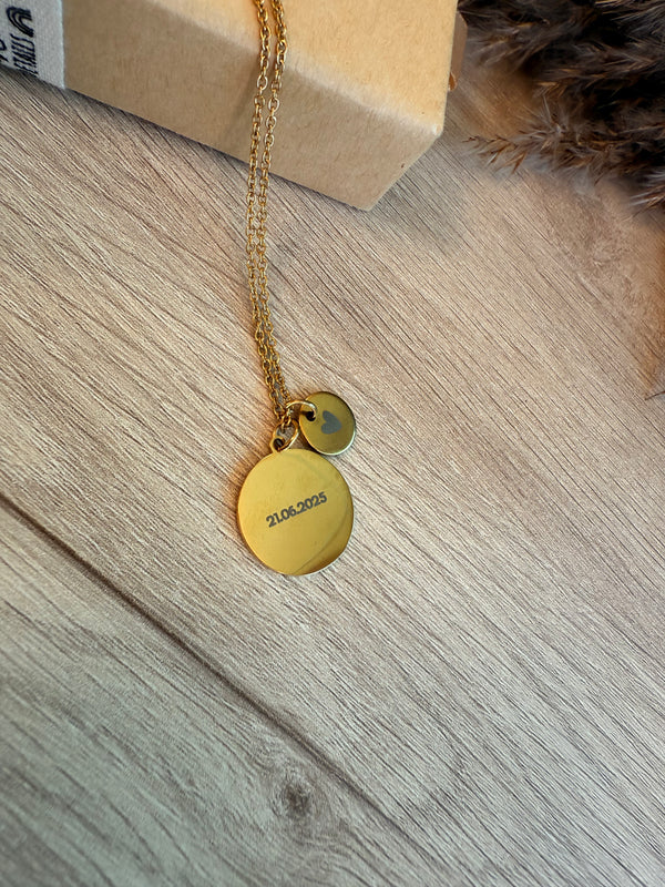 COLLAR PERSONALIZADO ACERO INOXIDABLE - Ohana Details