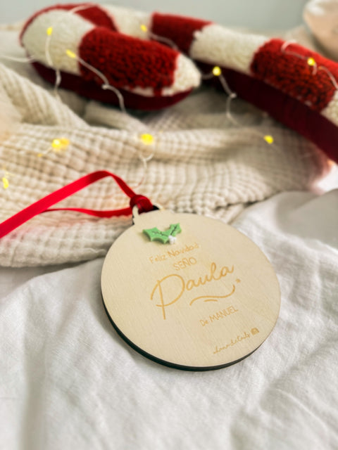 BOLA NAVIDAD SEÑO/PROFE - Ohana Details