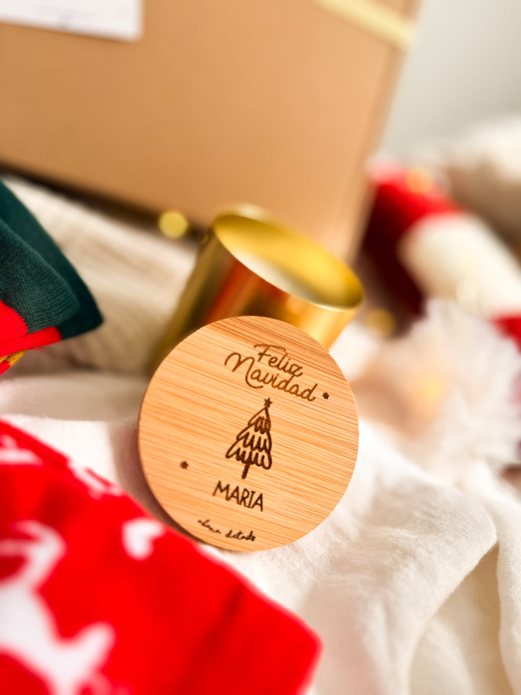 VELA NAVIDAD PERSONALIZADA - Ohana Details