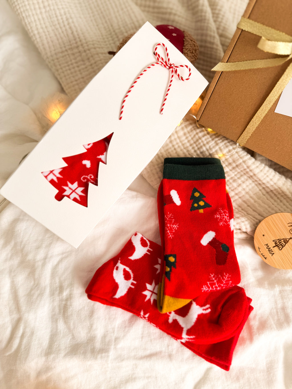 PACK NAVIDAD VELA + CALCETINES - Ohana Details