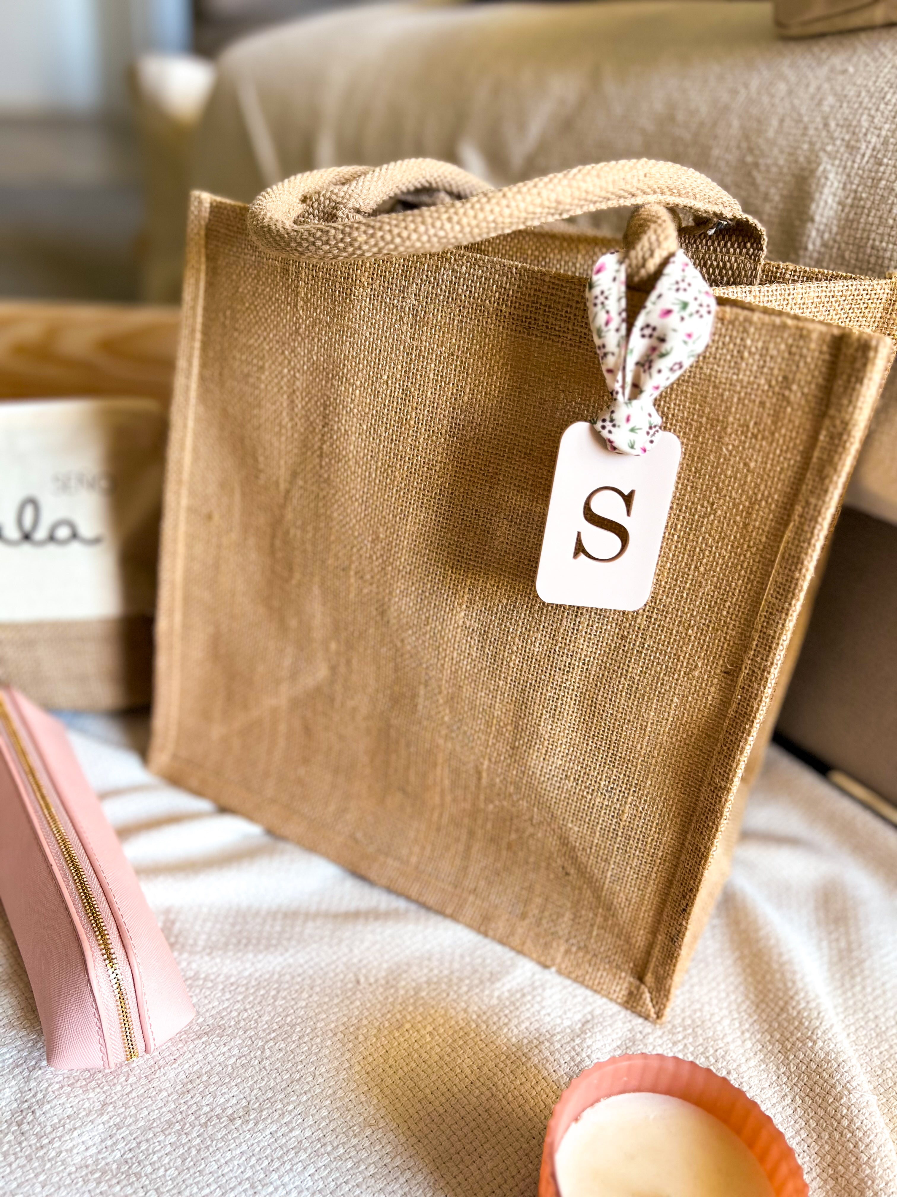 BOLSA DE YUTE FLOWER