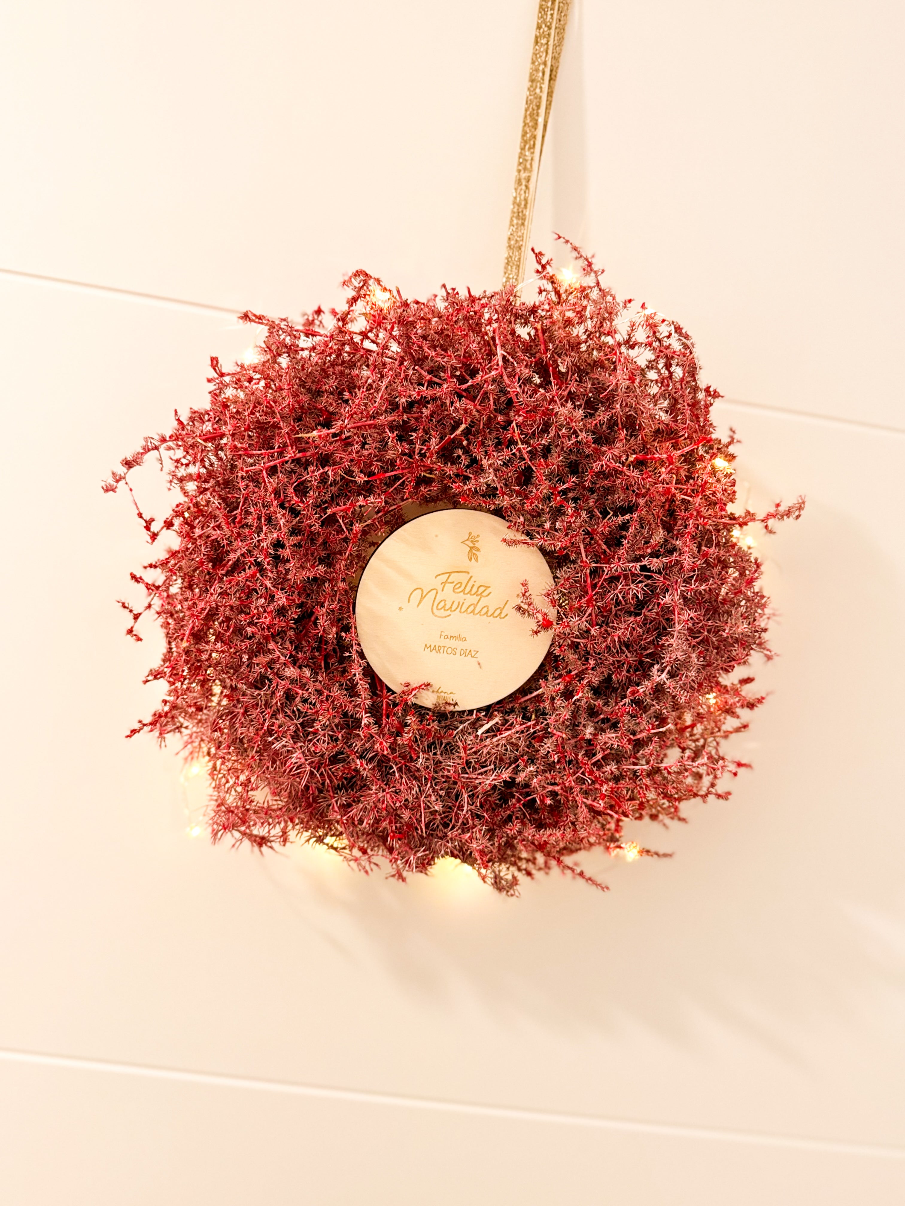 CORONA NAVIDAD FLORES PRESERVADAS - Ohana Details