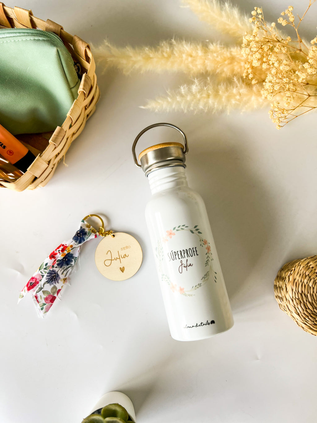 BOTELLA PROFE FLOWER