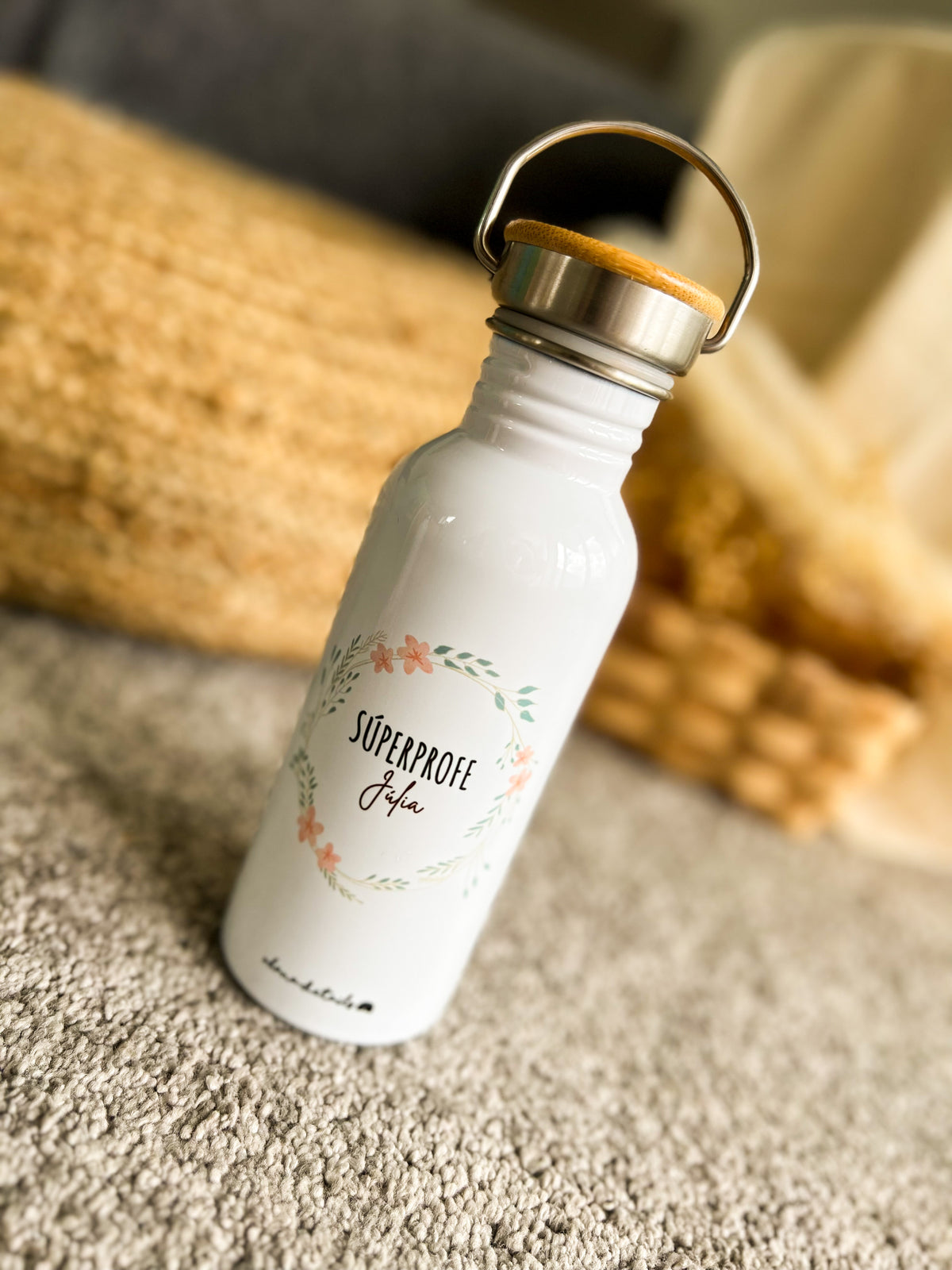 BOTELLA PROFE FLOWER